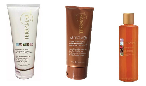 Acondicionador Cobrizo+oleo Color+mascarilla Terramar