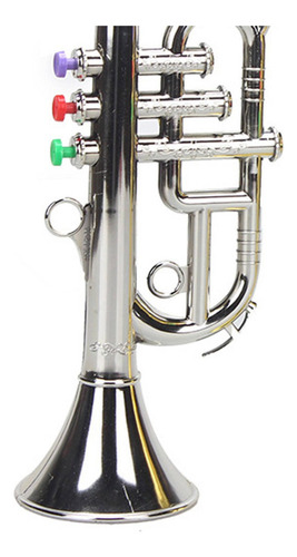 Mini Trompeta 3 Tonos Plata