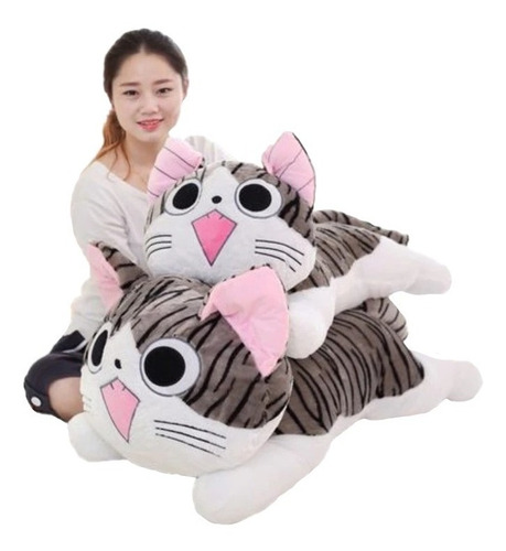 Peluche Gato Chi Gigante Kawai Importado Suave Para Regalo