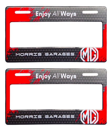 Portaplacas Para Autos Mg Premium