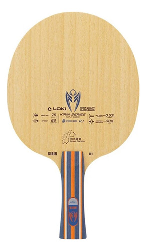 Raqueta De Tenis De Mesa Loki Kirin K1 5+2 Capas Carbono