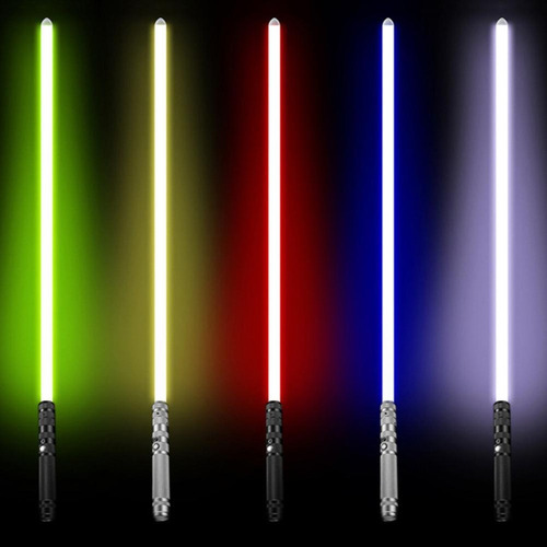 Espada Rgb 2 En 1 Con Luz Que Cambia De Color, 2 Unidades Y