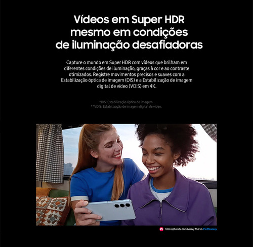 Samsung Galaxy A55 5g Dual Sim 128 Gb Azul-escuro 8 Gb Ram - Excelente (Recondicionado)