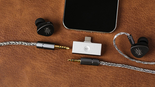 Kiwiears Allegro Mini Adaptador Usb Tipo C Jack 3.5/4.4 Dac