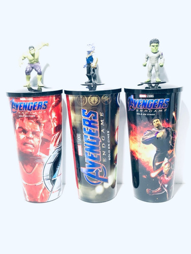 Vasos Promocional Avengers End Game Cine Cinemex Cinepolis