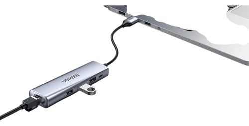 Hub Usb-a 5 En 1 3 Usb-a 3.0 Entrada Micro Usb