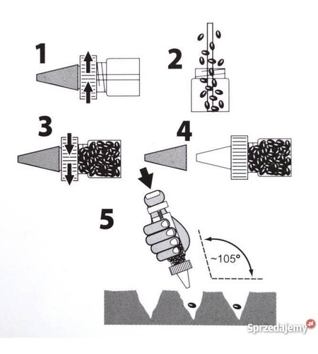 Imagen 3 de 7 de Sembradora Manual Jeringa Para Almacigueras! Única La Mejor!