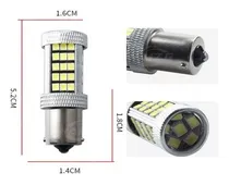 Comprar Bombillo Led Stop Fija Blanco 1156 Y 1157 1 Y 2 Contacto Par
