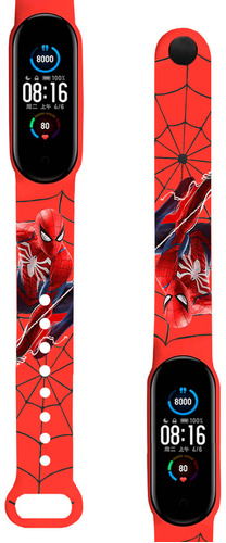 Correa Compatible Xiaomi Mi Band 4 Y 3 Spiderman