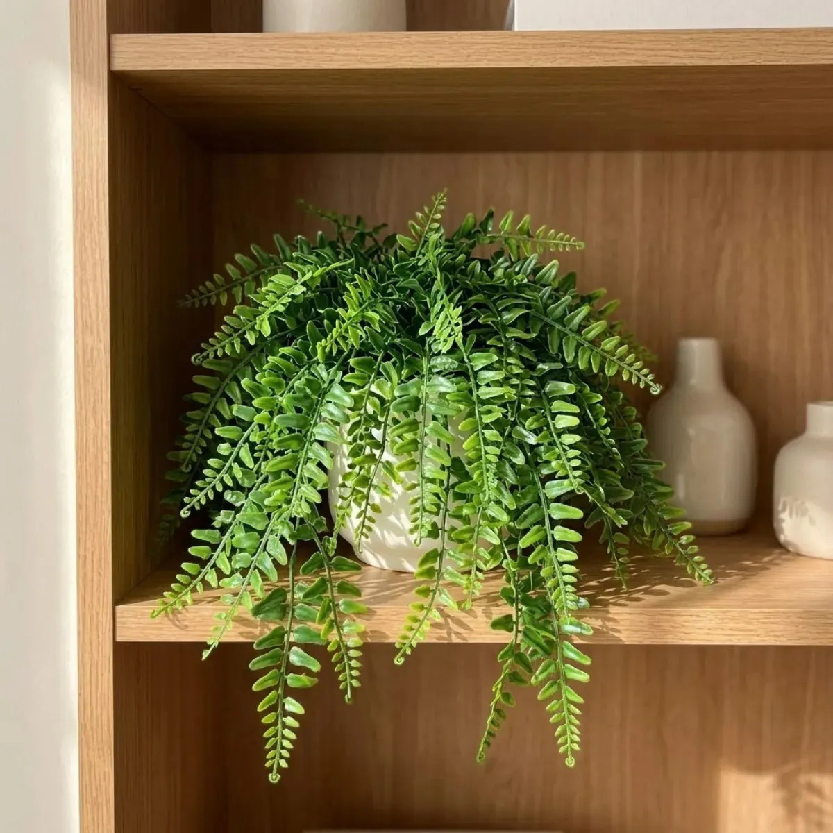 Planta Artificial Decorativa Samambaia Pendente Jardim Enfeite Realista Kit 2un 10
