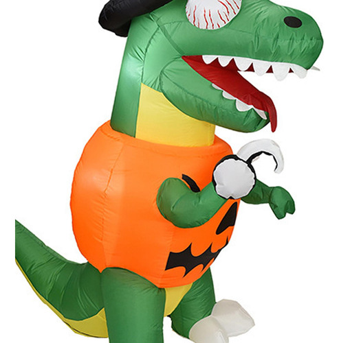 Dinosaurio Inflable De Halloween Con Estacas Para El Patio