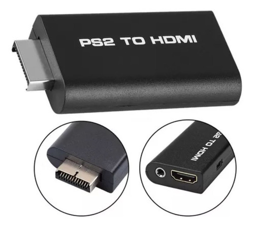 Imagen 2 de 3 de Adaptador Conversor Ps2 Playstation2 A Hdmi C/audio
