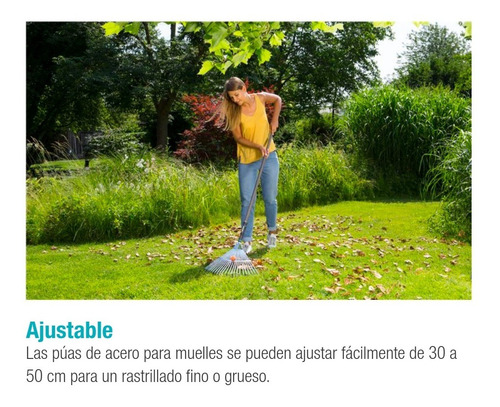 Rastrillo Barre Hoja 22 Dientes Aluminio Abanico - Gardena