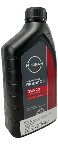 Aceite Sintetico 0w20 Nissan Universal