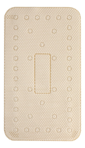 Tapete Para Baño Amg Beige Antideslizante 70x40 Cm