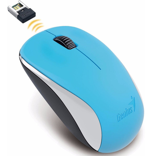 Mouse Inalámbrico Genius Nx-7000 Ocean Blue Tcs