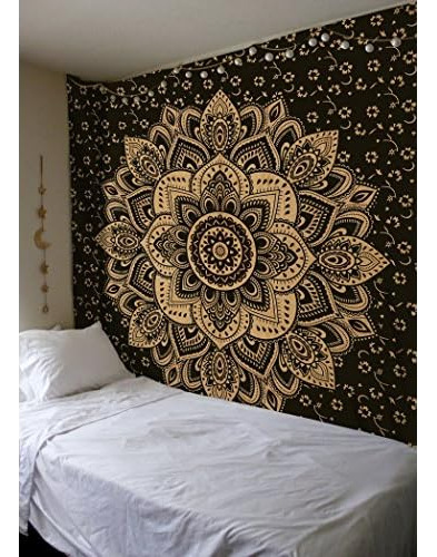 Cotton Handicrafts Hippie Mandala Tapestry Indian Boh