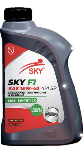 Aceite 15w40 Semisintetico. Tienda Chacao