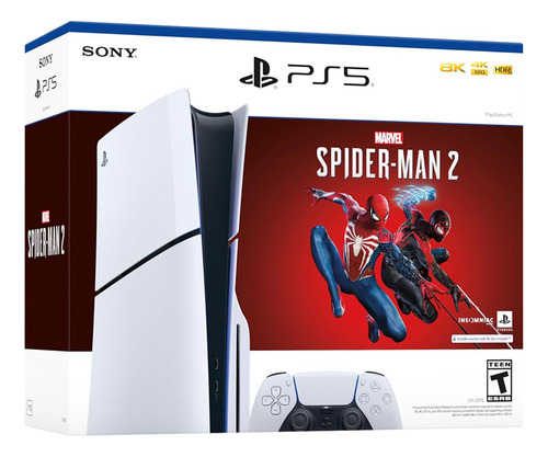Consola Ps5 Playstation 5 Sony Slim Spider Man 2