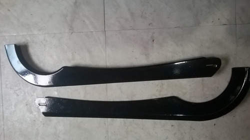 Imagen 2 de 4 de Cubre Cadena Negro Bicicleta Playera 26 Chapa - Racer Bikes