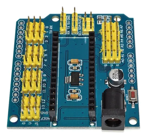 Shield De Expansión Con Borneras Para Arduino Nano
