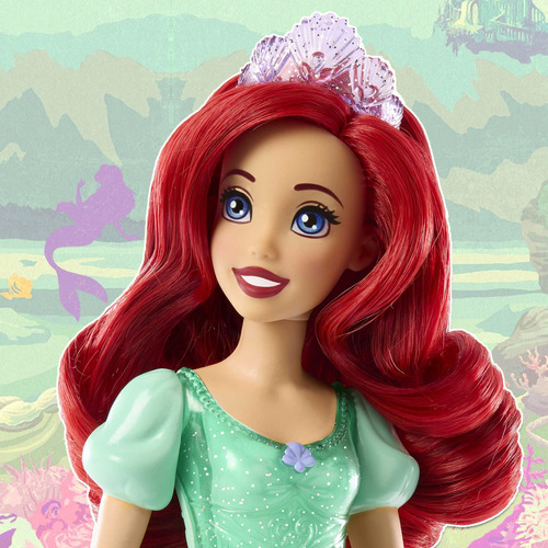 Boneca Disney Princesa Ariel Vestido Cintilante Mattel