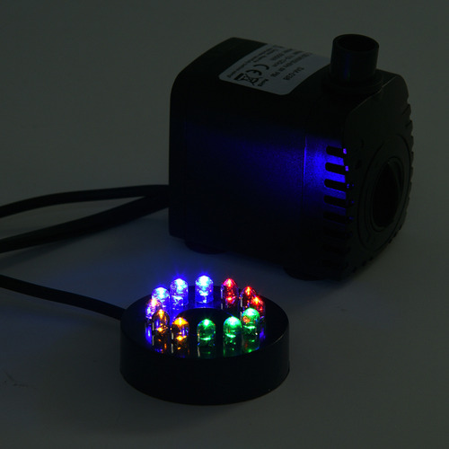 Bomba De Agua Sumergible Led Ultra Silenciosa Para Estanques