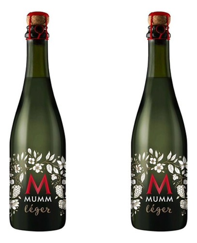 Pack X2 Vino Espumante Mumm Leger Dulce Botella De 750ml