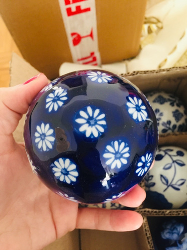 Imagen 4 de 9 de Bolas Decorativas Cerámicas (x Unidad)