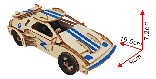 Rompecabezas 3d, Juego De Modelos De Coches, Kits De Modelos