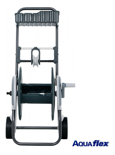 Imagen 6 de 10 de Kit Riego + Carro Porta Manguera Rehau + Manguera 1/2 X 25 M