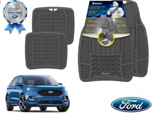 Tapetes 4pz Uso Rudo Gris Ford Edge St 2021 Michelin