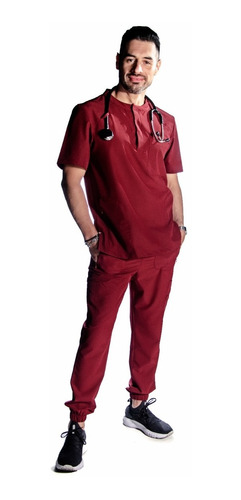 Uniforme Médico Quirúrgico Para Hombre  Scrub Mod. Ginebra.