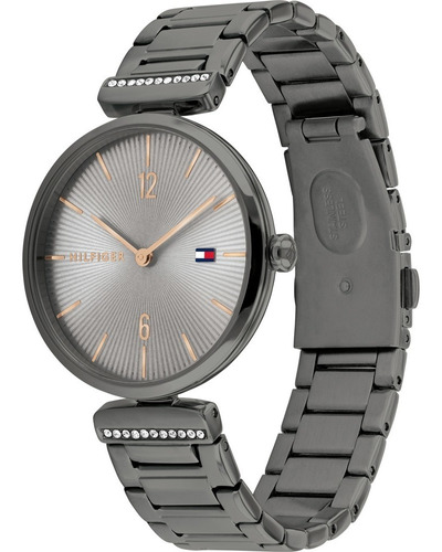 Reloj Tommy Hilfiger Mujer Peltre Con Piedras 1782276