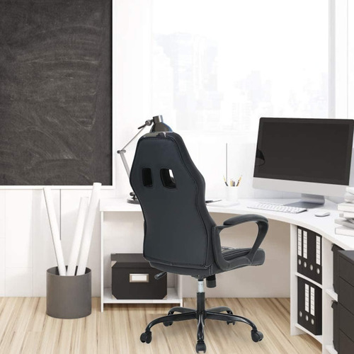 Silla De Cuero Para Escritorio Y Juegos, Bestoffice Giratori Color Camuflaje Material Del Tapizado Poliuretano