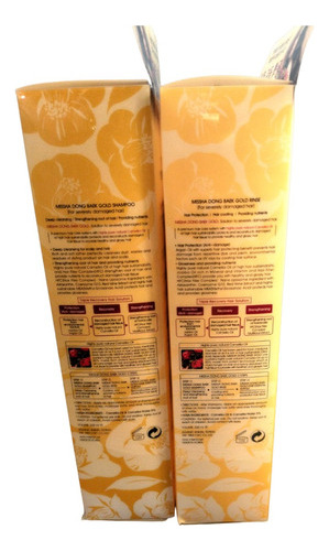 Kit Missha Shampoo E Condicionador Dong Baek Gold - 500ml