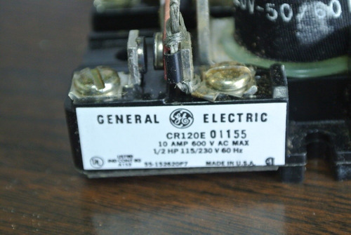 Ge Cr120e01155 General Purpose Relay - 10a, 1/2hp, 115/2 Jjm