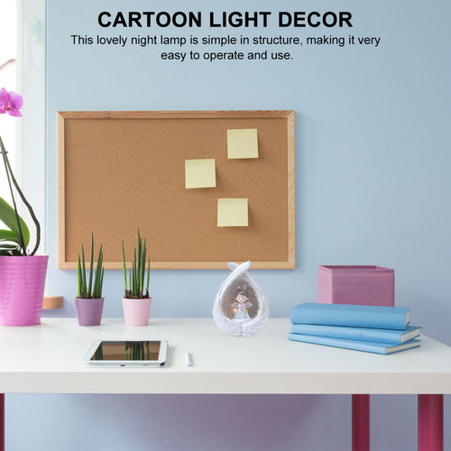 Luz Nocturna De Dibujos Animados Para Habitación Infantil, C