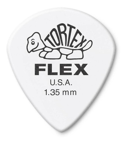 Palheta Guitarra Dunlop Tortex Flex Jazz Lll 1,35 Mm