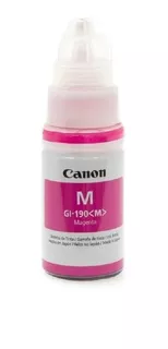 Botella Tinta Magenta Canon Gi-190 M Para Impresora Pixma