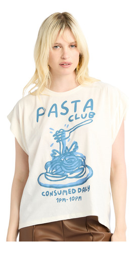 Remera Mujer Manga Corta Estampada Algodon Canchera Comoda