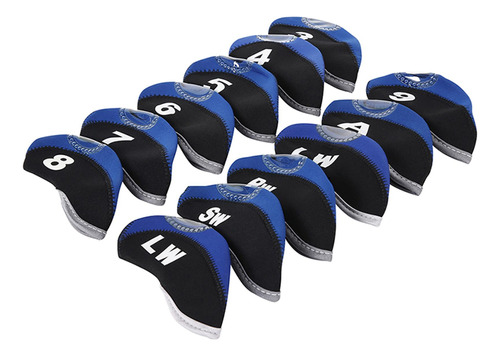 Golf Club Irons Covers Golf Wedges Headcovers Con Azul