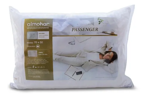 Set X 2 Almohada Fibra Siliconada 70x50 Hotelera Passenger