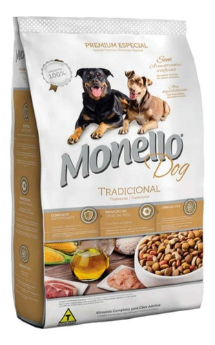 Alimento Monello Premium Especial Tradicional para perro adulto sabor mix en bolsa de 7kg