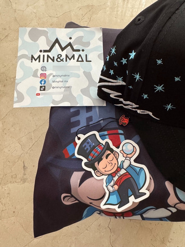 Gorra 31 Hats Thirty One X El Mago - Magic Club Full Set Azul Acero Único