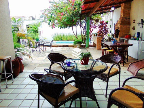 Imagem 9 de 30 de Casa Duplex 4 Quartos À Venda, 211m², 4 Vagas, Piscina - Papicu- Fortaleza/ce - Ca0239