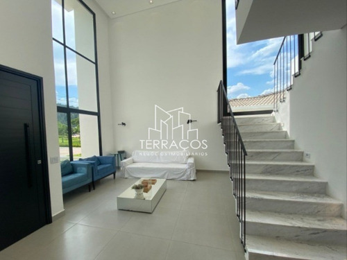 Imagem 5 de 30 de Lindo Sobrado Com 223 M² 4 Dormitórios Suítes/3 Com Closet No Condomínio Ibi Aram I Em Itupeva - Sp - Ca00679 - 70646338