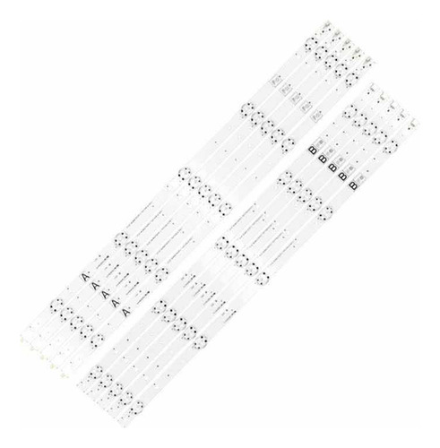 Kit 10 Tiras Leds Para Sony Kd-60x690 / Kd-60x690e Aluminio!