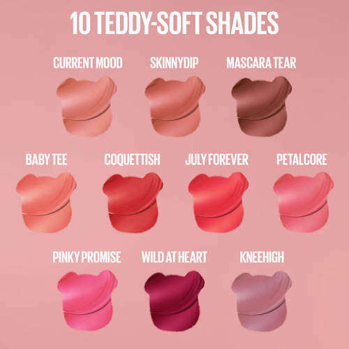 Maybelline Super Stay Teddy Lip Tint, Lápiz Labial Mate