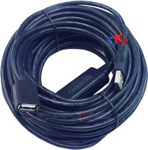 Cable De Extensión Usb 2.0 De 12 Metros Netcom Pc Laptopt